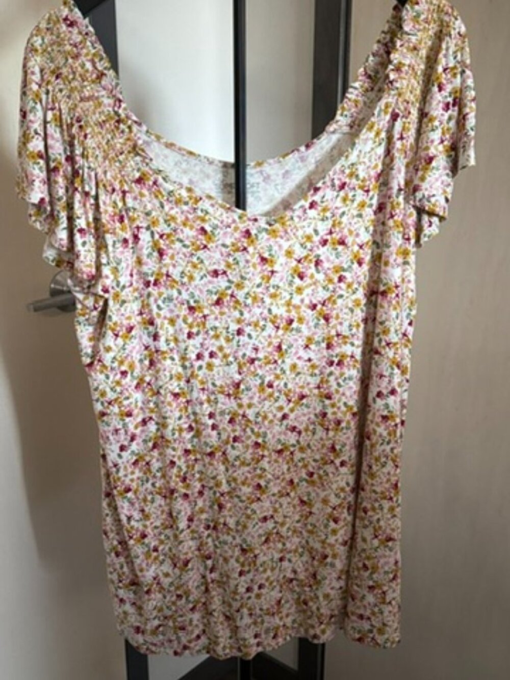 Torrid Super Soft Knit Ditsy Floral top